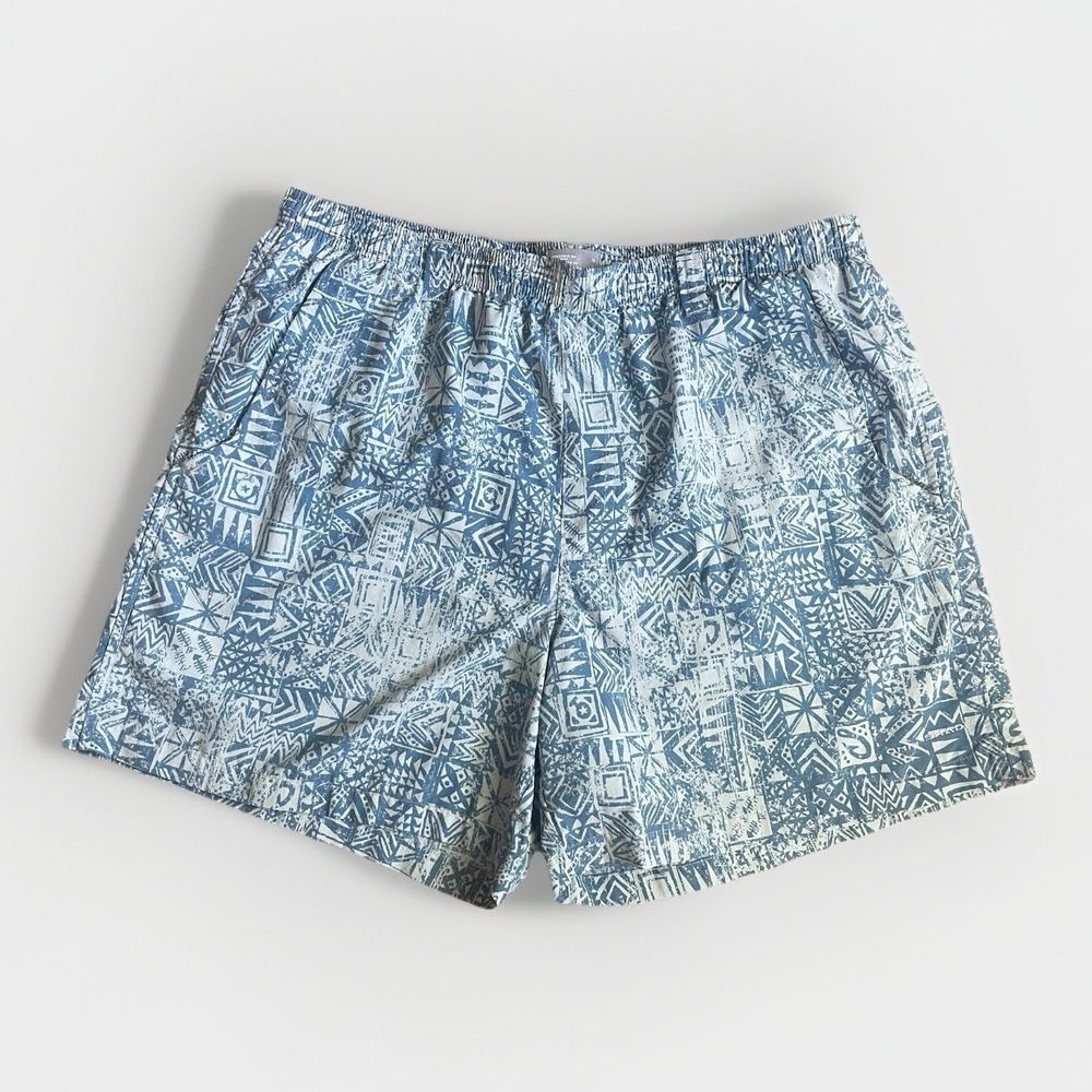 Columbia PFG Men's Blue Swim Trunks Omni-Shade Lined Fishing Shorts Size L